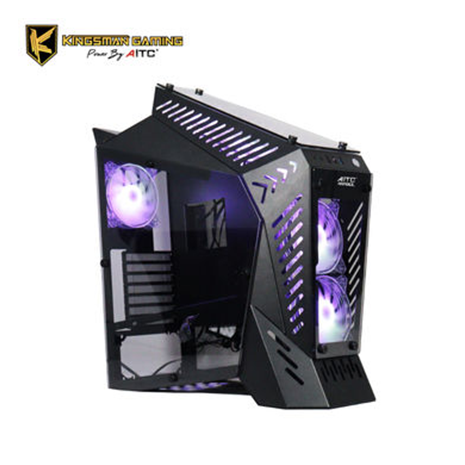 AiTC Rapidez FA913 Robot Gaming Chasis with 6 aRGB Fans
